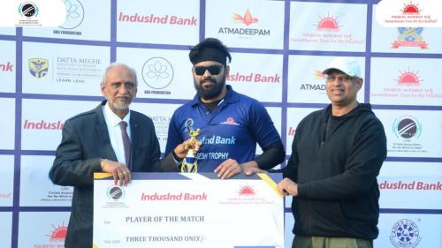 Hon. Shri Nitin Gadkari ignites the spirit of players at the Super 8 matches of IndusInd Bank Nagesh Trophy Mens National T20 Cricket Tournament for the Blind 2023-24-2