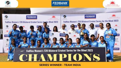 India Women won by 8 wickets in the finals of Fedfina Womens T20 Bilateral Cricket Series For The Blind 2023-2