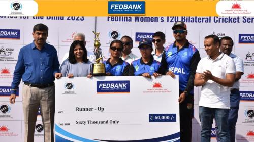 India Women won by 8 wickets in the finals of Fedfina Womens T20 Bilateral Cricket Series For The Blind 2023-6