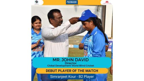 India won the toss and chose to bat in Match 3 of 5 Fedfina Womens T20 Bilateral Cricket Series For The Blind 2023-3-11