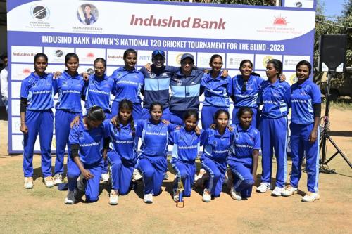 Karnataka Women won by 10 wickets in 1st Semi Finals of IndusInd Bank Women’s National T20 Cricket Tournament for the Blind 2023-14